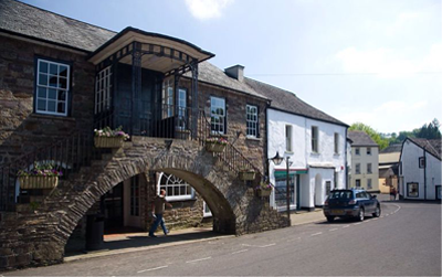 This is a picture of Dulverton Town Hall as a generic identity for the various working groups of DTC.