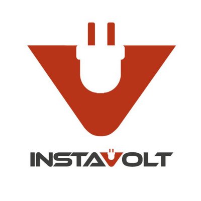Logo of the Instavolt EV charger company
